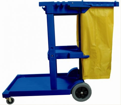Edco Blue Janitor Cart