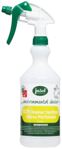 Jasol Environmental EC9 Labelled Jet Spray Bottle and Trigger