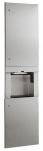 BOBRICK Trimline B38030 3In1 Towel Dryer and 13L Waste