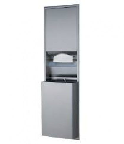 BOBRICK Classic B394 Paper Towel and Waste Receptacle 45L