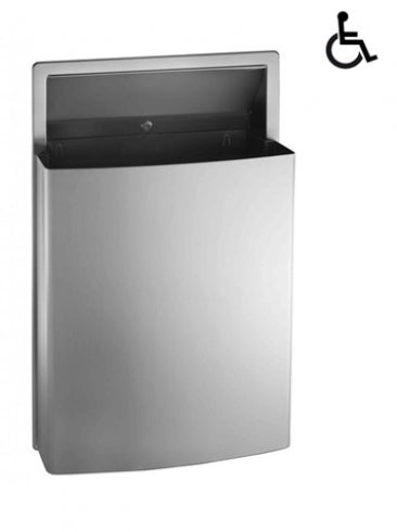 JD MACDONALD Roval 10-20458 Waste Bin 42.6L Semi-Recessed