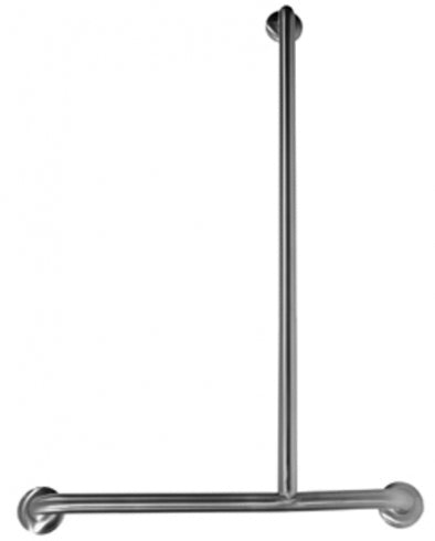 Metlam Shower Grab Rail Inverted T Bar 700mm x 1100mm
