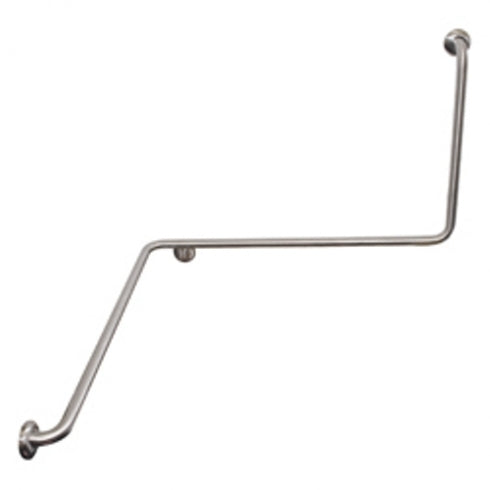 Metlam Modular Toilet Grab Rail Wrap Around 1100 x 1025 x 600mm 90 Degree