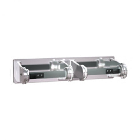 JD MACDONALD 10-0715 Double Toilet Roll Holder Controlled Delivery