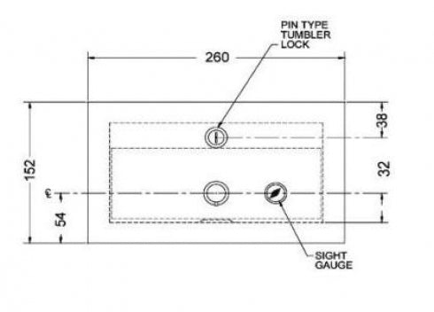 JD MACDONALD 10-0326 Soap Dispenser Recessed