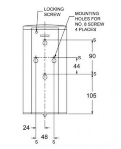 JD MACDONALD 10-0360 Soap Dispenser 1L Automatic Sensor