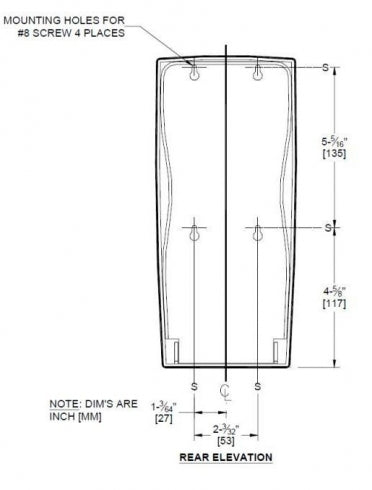 JD MACDONALD 10-0361 Liquid Soap Dispenser 800mL Automatic
