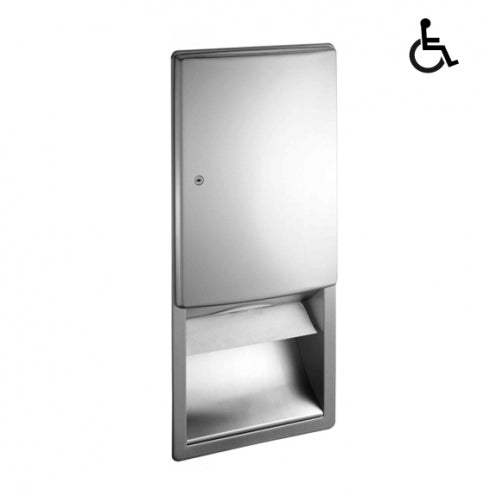JD MACDONALD Roval 10-20452 Paper Towel Dispenser Recessed