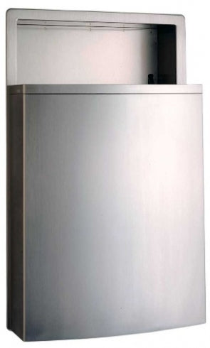 BOBRICK Contura B43644 Waste Bin 48L Recessed
