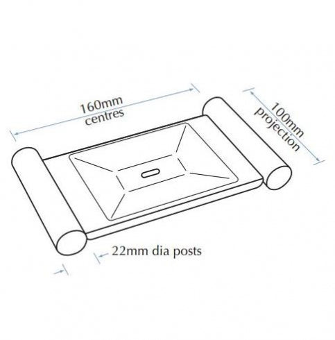 Bradley Regent R021 Soap Dish