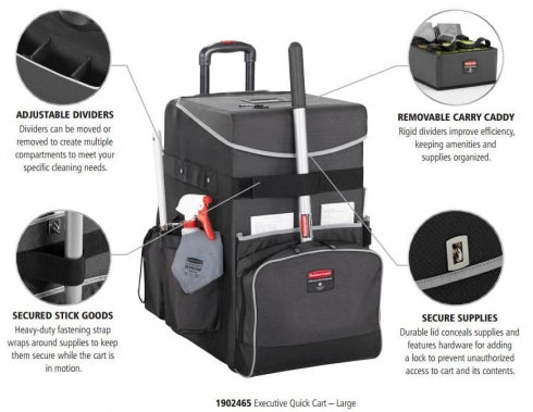 Rubbermaid Executive 1902467 Quick Cart Small