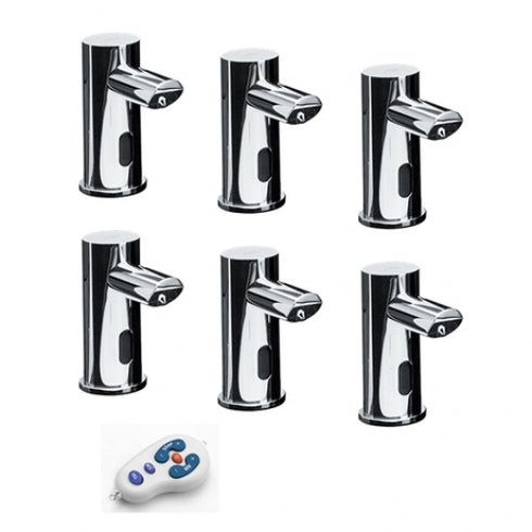 JD MACDONALD EZ Fill 10-0393-6-3AC Foam Soap Dispenser Heads 6 Pack with Remote