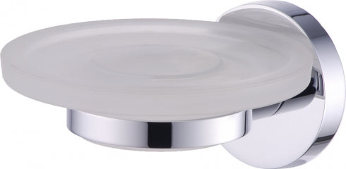 JD MACDONALD Lilla JDM-6810-21 Round Soap Dish with Frosted Glass