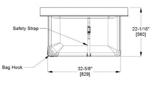JD MACDONALD 10-9018 Baby Change Table Horizontal Stainless Steel