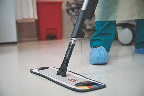 Rubbermaid Executive Pulse 1863895 Wet Flat Purpose Single-Side Microfibre