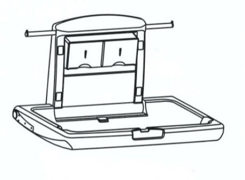Metlam ML8100H Baby Change Station Horizontal Surface Mounted