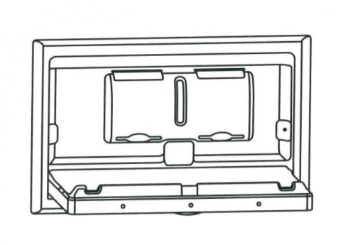 Metlam ML_8200 Baby Change Station Horizontal Recessed