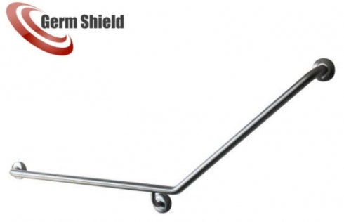 JD MACDONALD GermShield JDM-GFS-8 Toilet Grab Rail 40 Degree 840 x 700mm