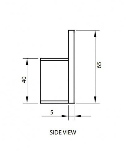 RBA Aska RBA1643 Robe and Coat Hook