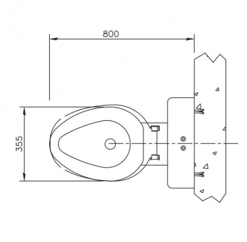 RBA Disabled RBA8847-428 Toilet Suite with Seat Closed Couple P or S Trap