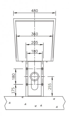 RBA Disabled RBA8847-428 Toilet Suite with Seat Closed Couple P or S Trap