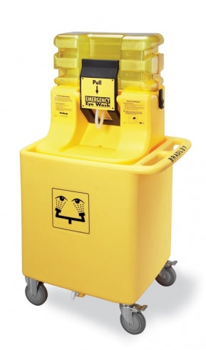 Bradley Emergency On-Site Portable Eyewash Waste Cart 212L