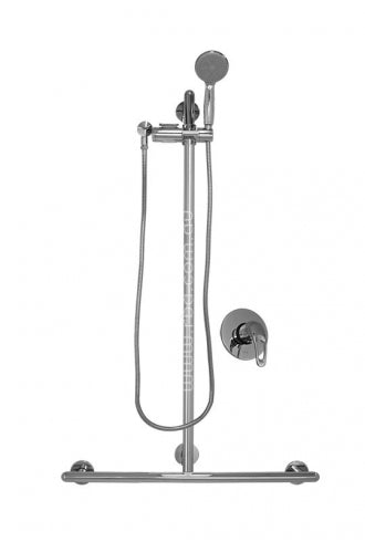 RBA Raffaello Shower Set T Grab Rail with Handset Slider and Mixer