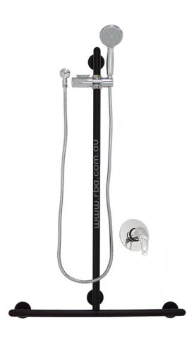 RBA Raffaello Shower Set T Grab Rail with Handset Slider and Mixer