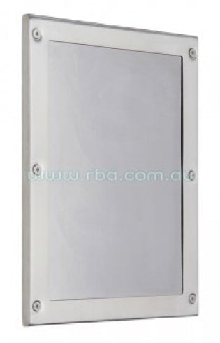 RBA Security RBA8110 Stainless Steel Mirror Front Fix