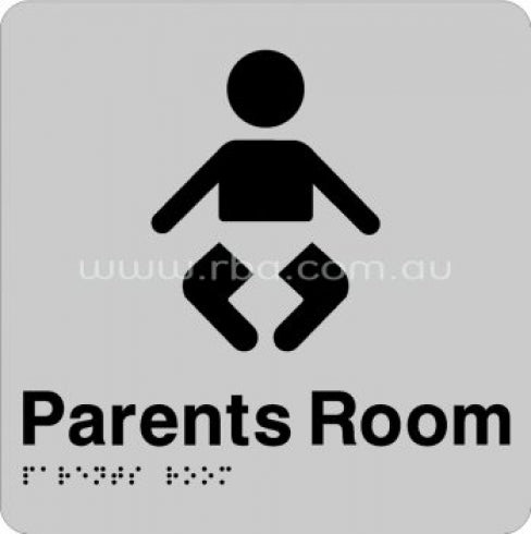 RBA Stainless Braille Sign RBA4330 Parents Room