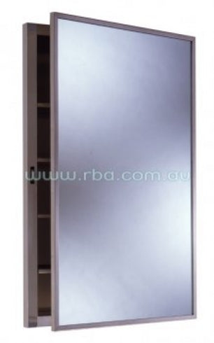BOBRICK B398 Recessed Medicine Cabinet with Adjustable Shelves