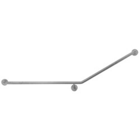 Metlam Antimicrobial ANMB Toilet Grab Rail 30Degree 840mm x 700mm