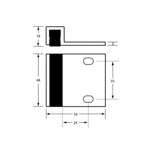 Metlam Hardware 107E Door Bumper Bolt Through
