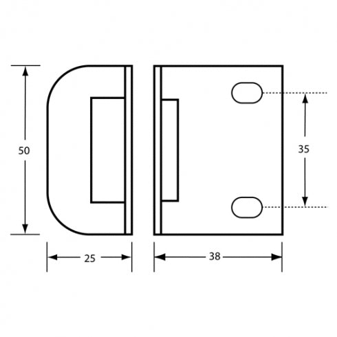 Metlam Hardware 108E Staple Reversible