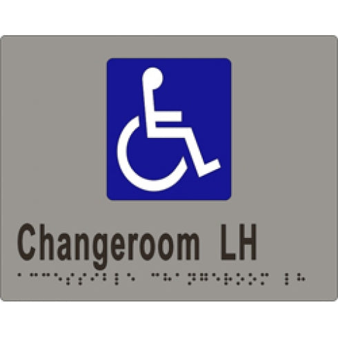 Metlam ML16274 Braille Sign Accessible Changeroom LH Transfer