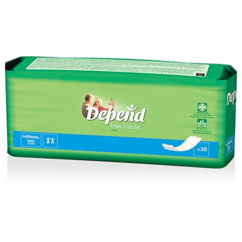 Depend Slip Inlay Booster Pads Unisex