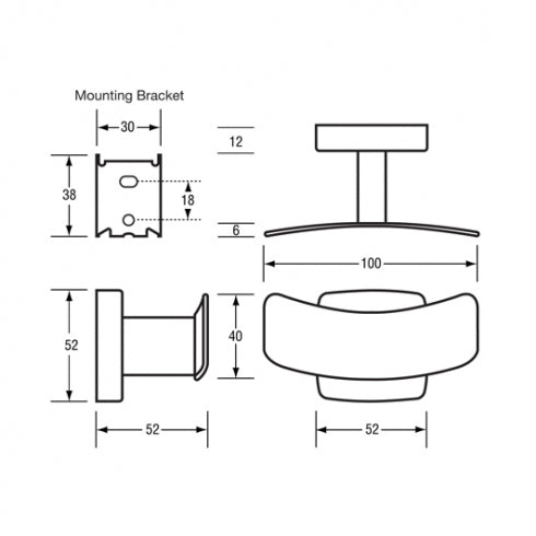 Metlam ML211 Double Robe Hook