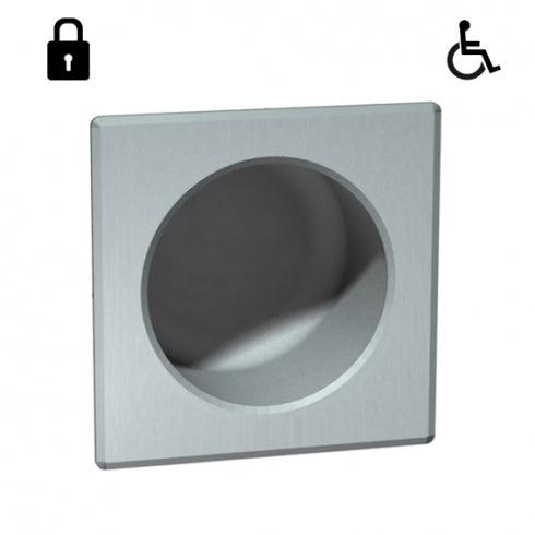 JD MACDONALD Security 10-110 Square Toilet Roll Holder Recessed