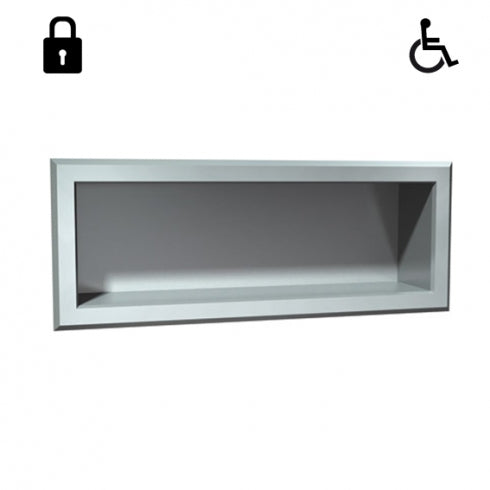 JD MACDONALD Security 10-130 Recessed Shelf Rear Mount