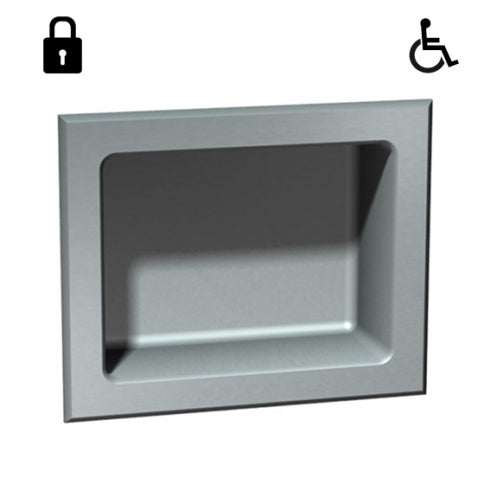 JD MACDONALD Security 10-140Recessed Soap Dish Rear Mount