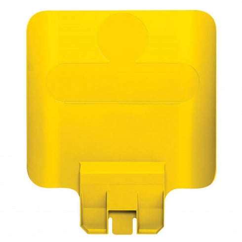 Rubbermaid Slim Jim Recycling Station 2007907 Billboard Yellow