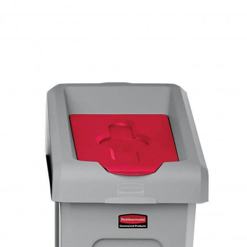 Rubbermaid Slim Jim Recycling Station 2007192 Closed Top Lid Insert Hinged