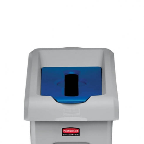 Rubbermaid Slim Jim Recycling Station 2007890 Paper Lid Insert Hinged