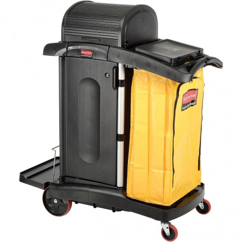 Rubbermaid 9T75 Cleaning Cart High Security