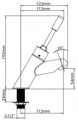 RBA Benefit RBA1015 Self Closing Tap 6 Star