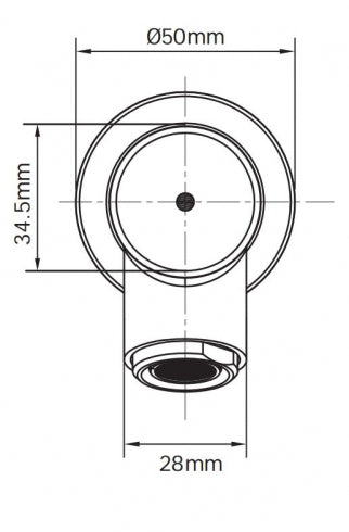 RBA Rio RBA1053 Self Closing Wall Tap 6 Star