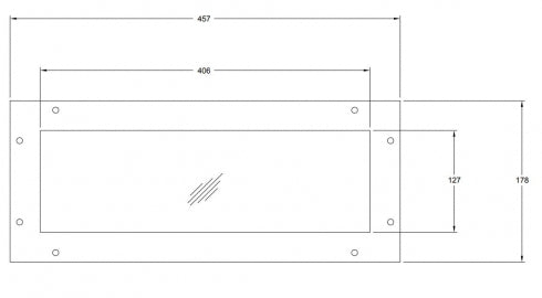 RBA Security RBA8120 Shelf Recessed
