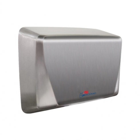 JD MACDONALD Turbo Slim 74dB Hand Dryer Stainless Steel