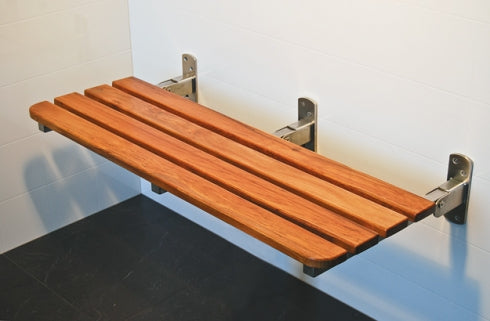 Superquip Sapphire 077 Shower Seat Folding Timber