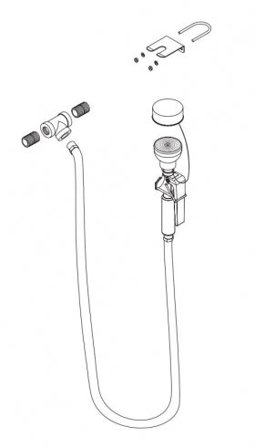 Bradley Emergency Drench Hose to Suit Halo Fixtures
